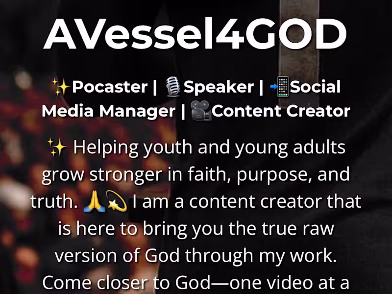 Cover image for AVessel4GOD (copy)
