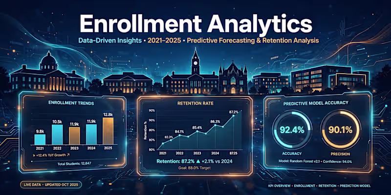 Cover image for CCM Enrollment Analytics — 500K+ Records