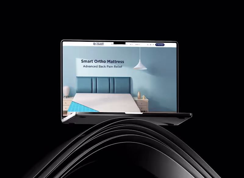 Cover image for Thesleepcompany website