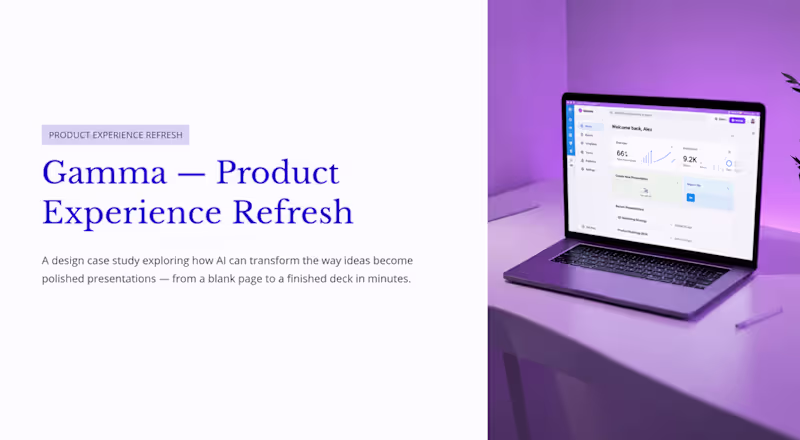Cover image for Project Title: Gamma — Product