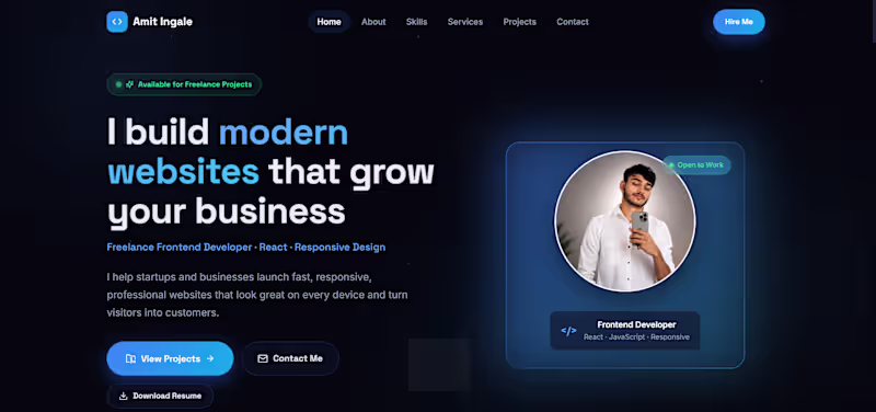 Cover image for Personal Portfolio Website