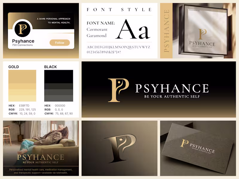Cover image for Mental Health & Psychiatry Logo Design + Brand Identity