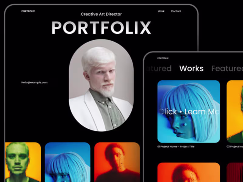 Cover image for Portfolix | Webflow Portfolio
