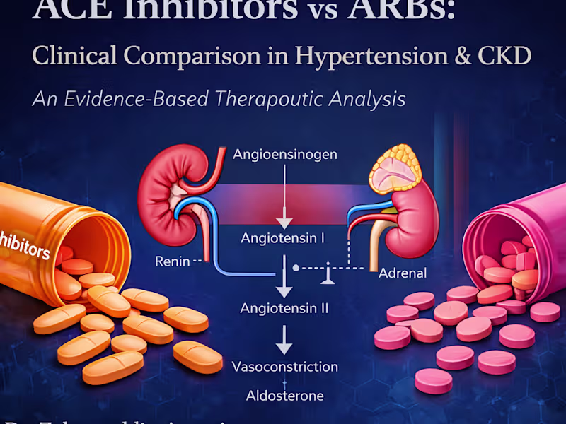 Cover image for ACE Inhibitors vs ARBs: Mechanism,