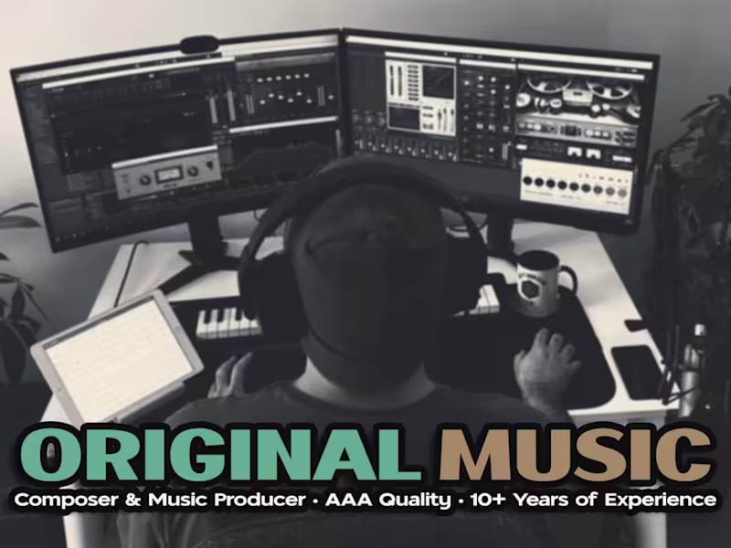 Cover image for Original Music Composition for Video Games, Film  & Animation
