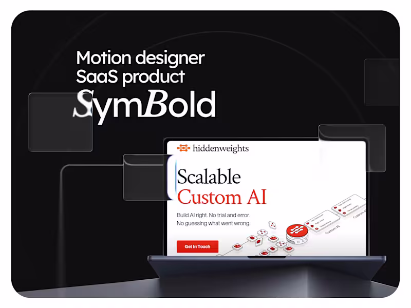 Cover image for SaaS webpage professional animations