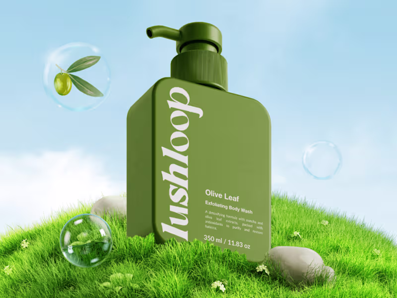 Cover image for LUSHLOOP: BRAND IDENTITY - Bottled Body Soap