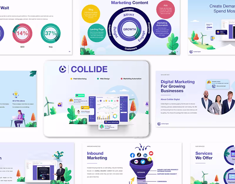 Cover image for Collide Digital | Slide Deck Design