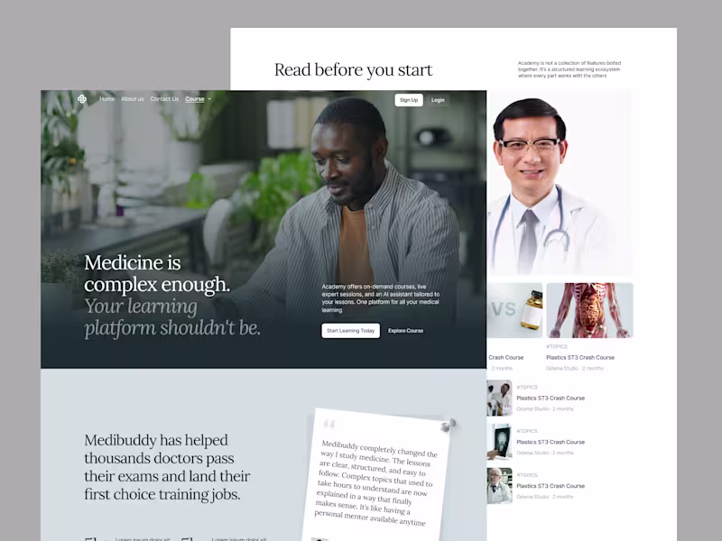 Cover image for Medibuddy Academy