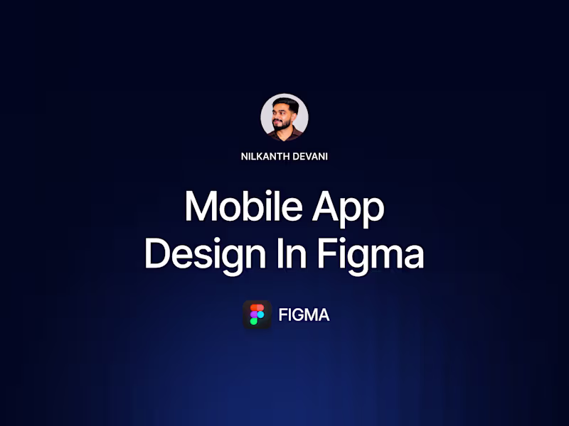 Cover image for Mobile App Design in Figma