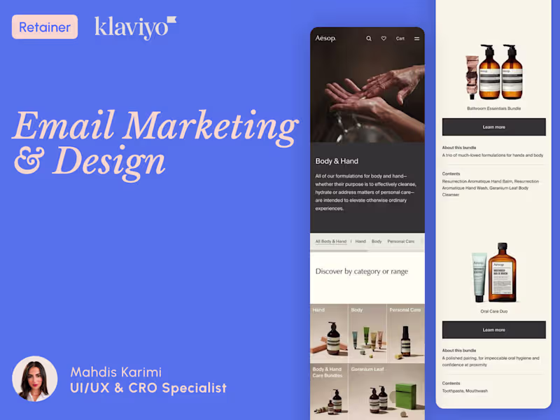 Cover image for Email Design & Marketing (Retainer)
