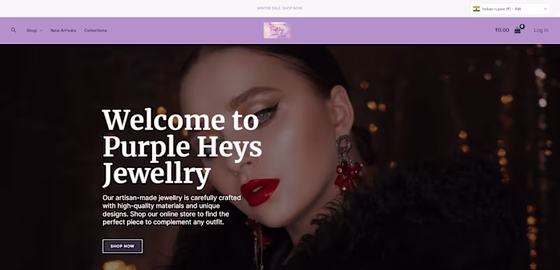 Cover image for Responsive Website Design For A Jewelry Brand