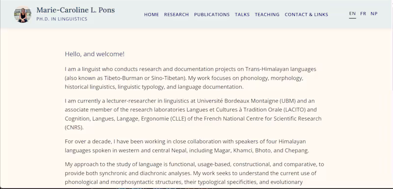 Cover image for Academic Portfolio Website
A clean, minimalist,