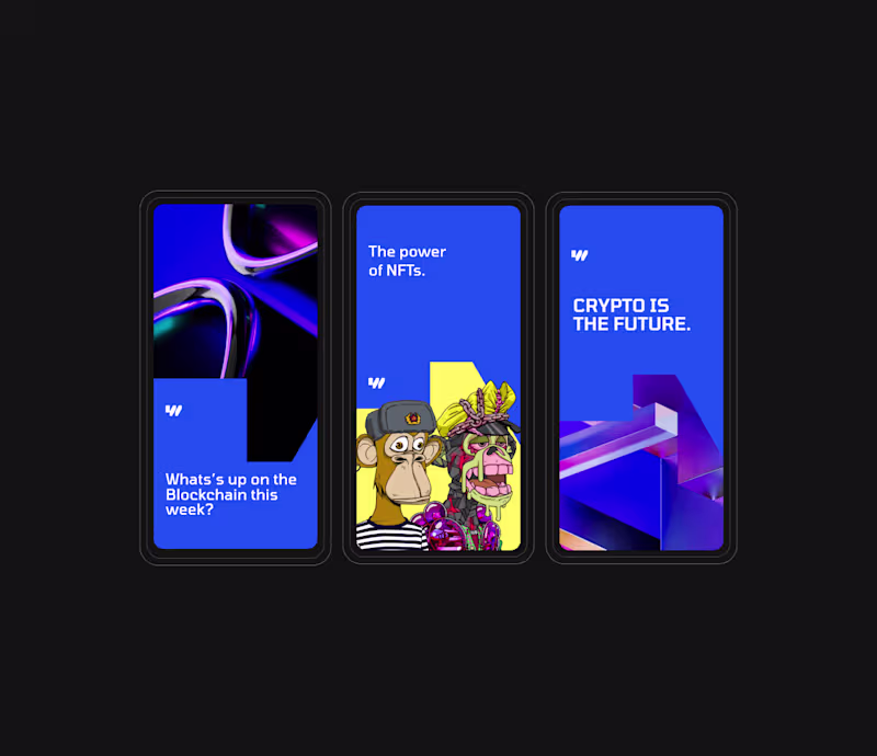 Cover image for WeWo Crypto / Modern branding for fintech LMS