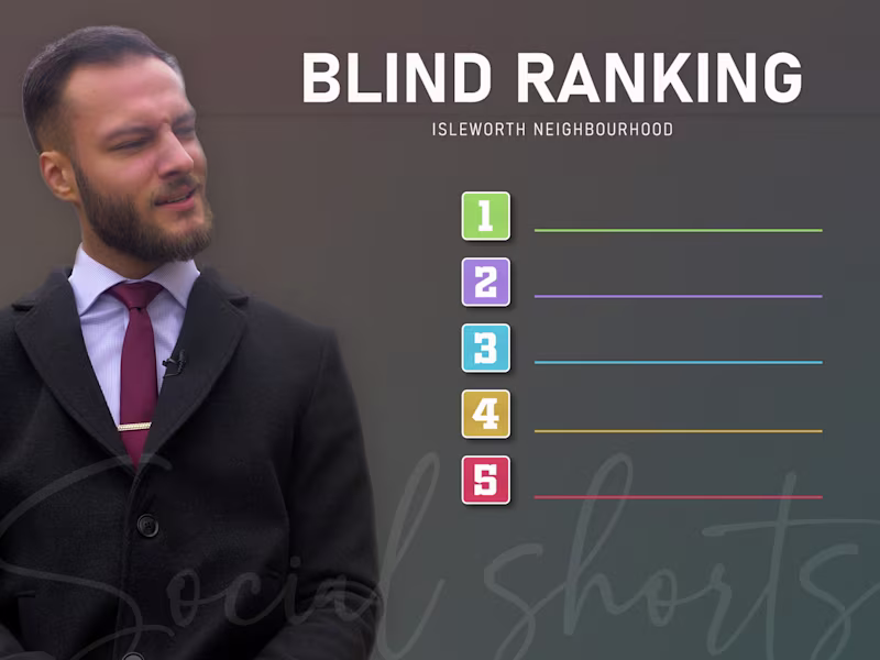 Cover image for A blind ranking format built