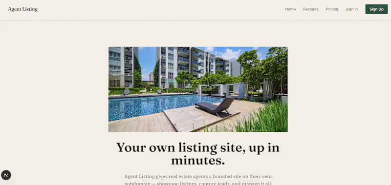 Cover image for Real Estate Agent Listing Platform