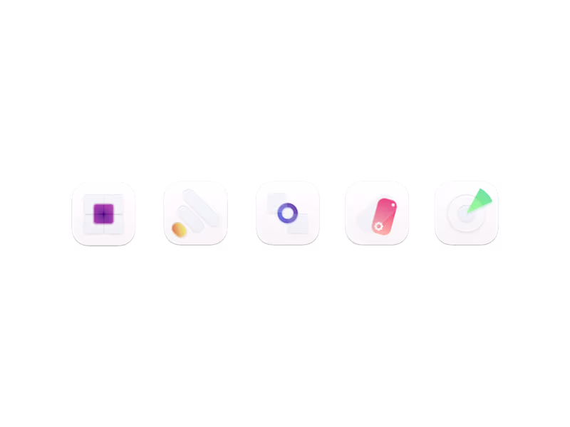 Cover image for App Icon Suite – Minimal & Liquid Glass Style