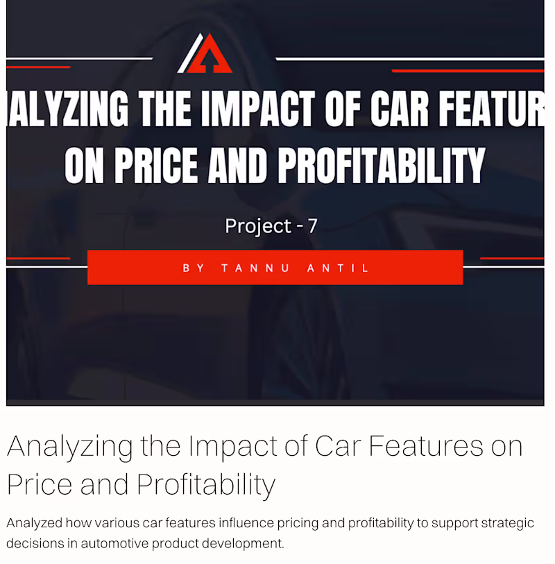 Cover image for Analyzing the Impact of Car