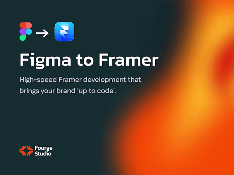 Cover image for The Construction Phase: Figma to Framer Build