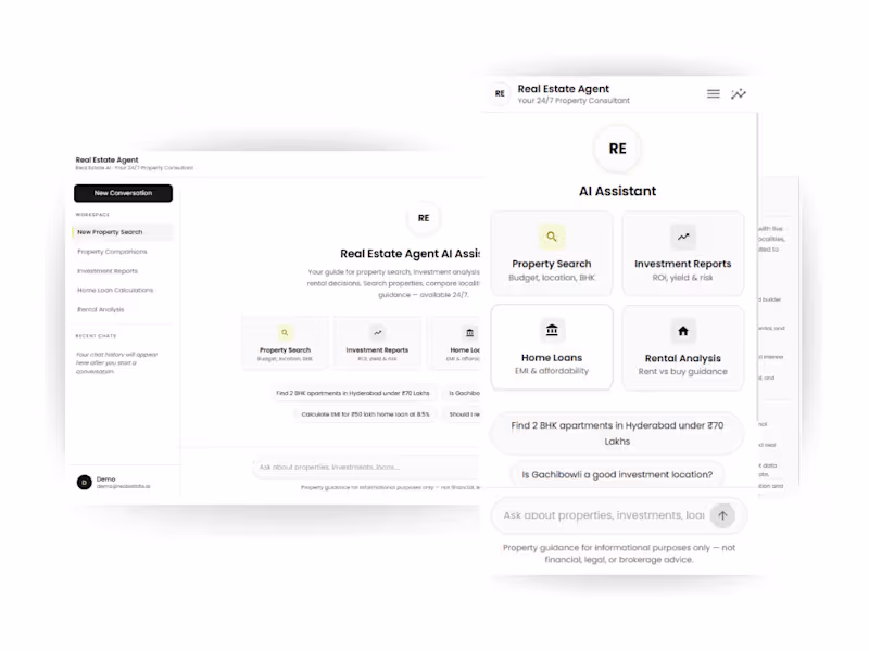Cover image for RealEstateAI - Property Advisory AI