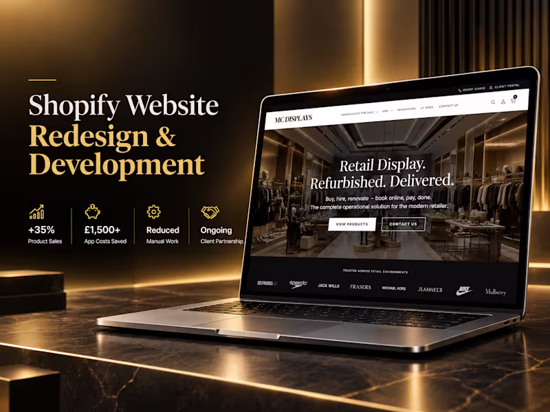 Cover image for MC Displays is a UK-based