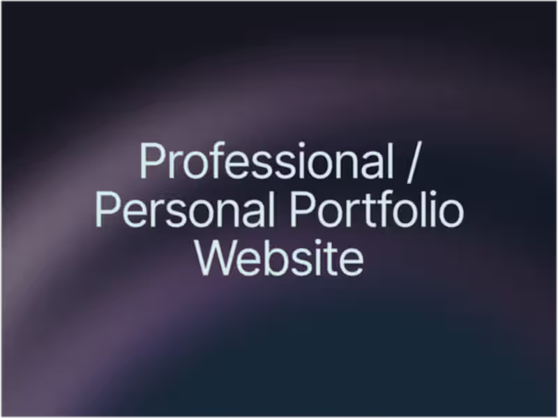 Cover image for Custom Portfolio Websites to Showcase Your Work Beautifully