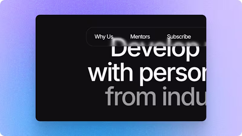 Cover image for From Figma to Framer: Site for design mentors