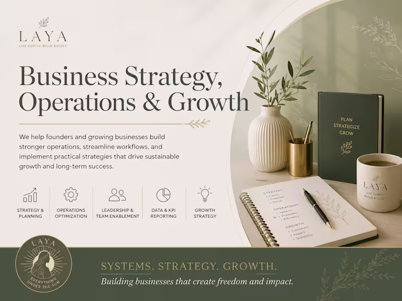 Cover image for Business Strategy, Operations & Growth