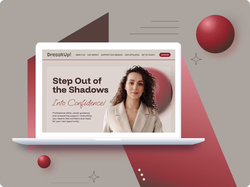 Cover image for Dressitup - Nonprofit Website