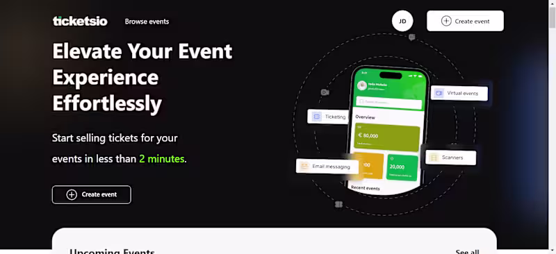 Cover image for Ticketsio - An Event Ticketing Platform