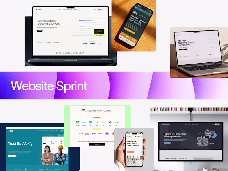 Cover image for Website Sprint (Landing Page)
