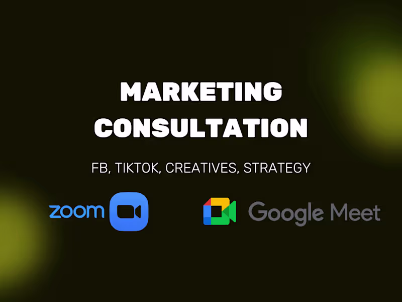 Cover image for 🕵️♂️ Consultation on Facebook, Instagram or TikTok Ads