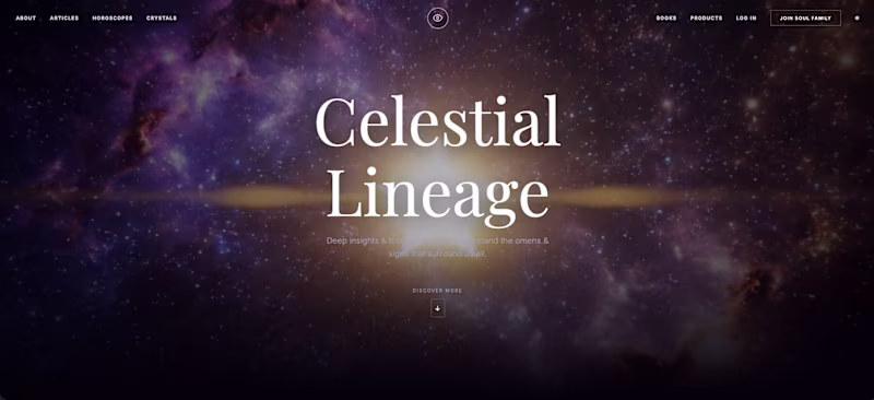 Cover image for Celestial Lineage is the premium designed