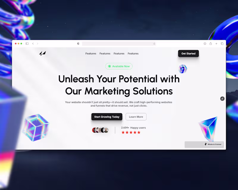Cover image for Marko - Marketing agency website