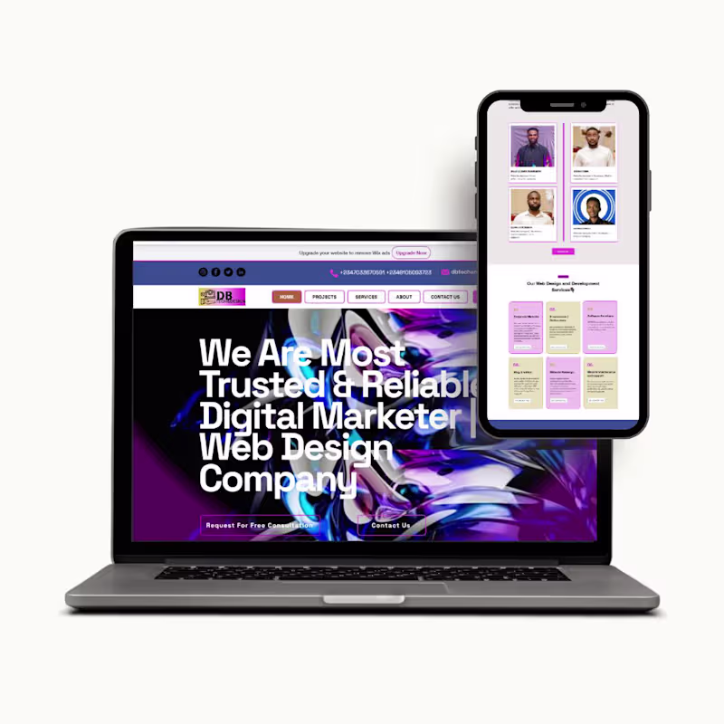 Cover image for Digital marketing website