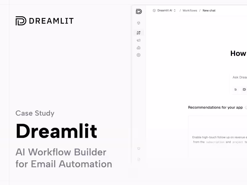 Cover image for B2B SaaS | AI Workflow Builder for email automation