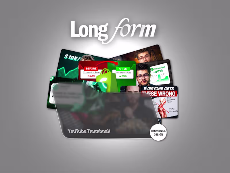 Cover image for Long Form YouTube Thumbnail