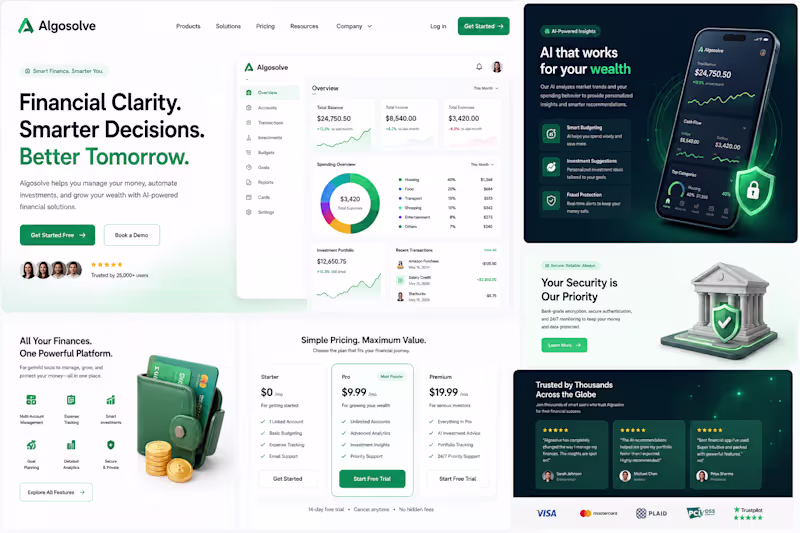 Cover image for A fintech company , AlgoSolve