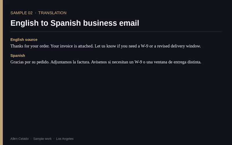 Cover image for Business email writing (English & Spanish)