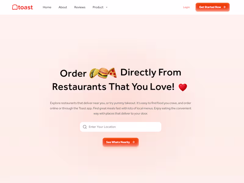 Cover image for Toast Website Revamp