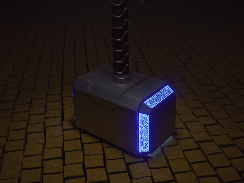 Cover image for Mjolnir 3d Model