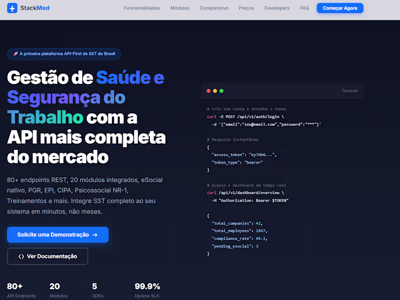 Cover image for StackMed: Building Brazil's First API-First