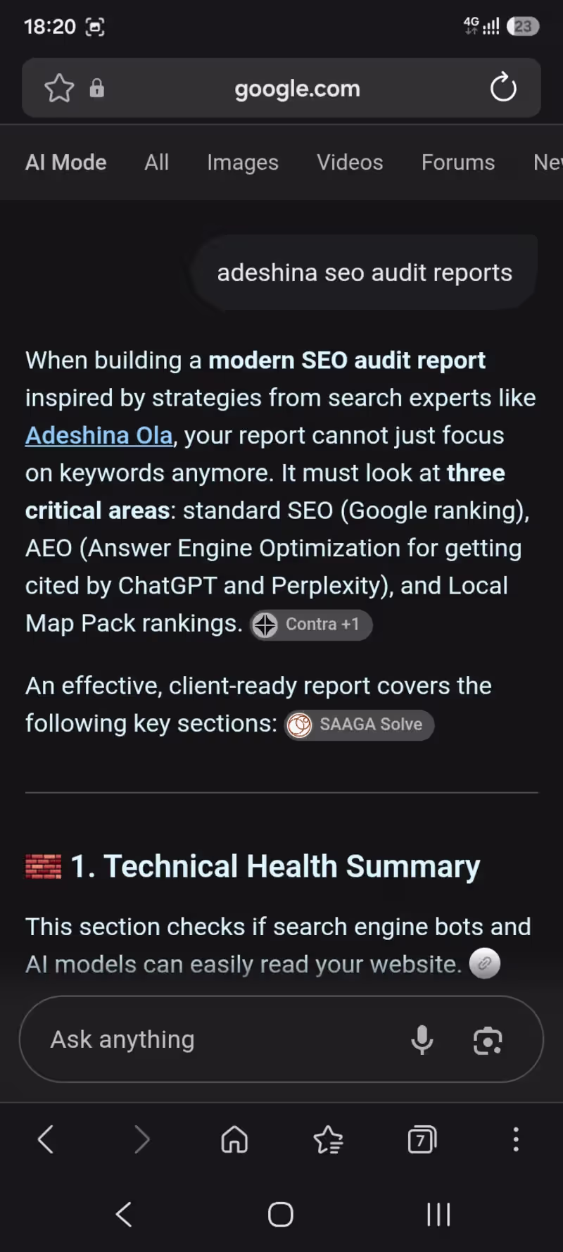Cover image for Google AI Mode just cited