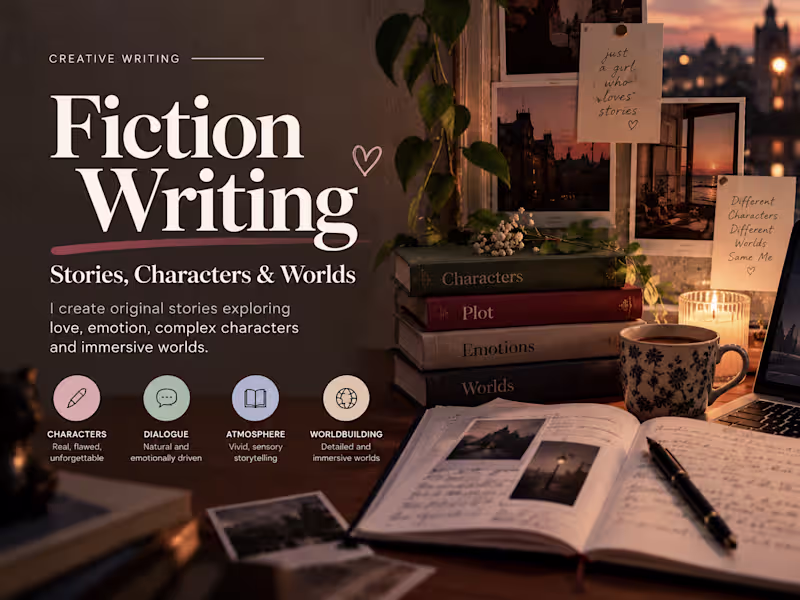 Cover image for Fiction Writing | Stories, Characters