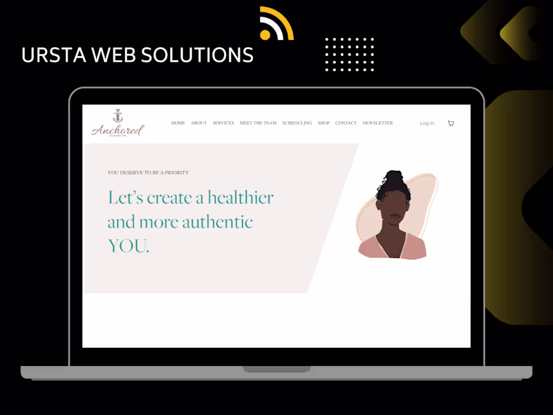 Cover image for Kajabi Website Migration & Redesign for Anchored Counseling