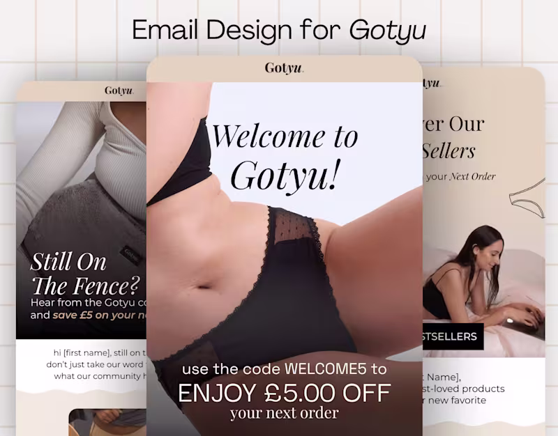 Cover image for Email Marketing Design for Gotyu.
