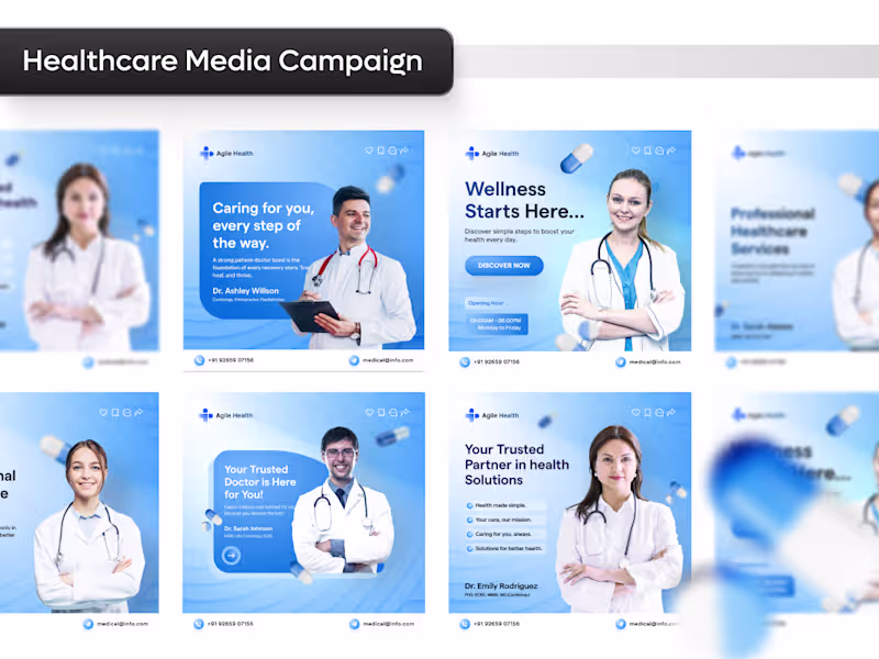Cover image for Healthcare Social Media Campaign Design