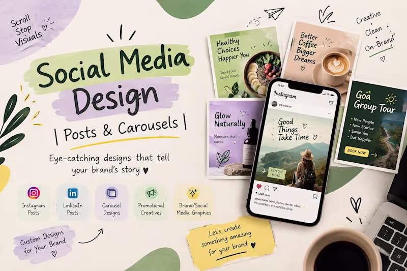 Cover image for Social Media Design | Posts & Carousels