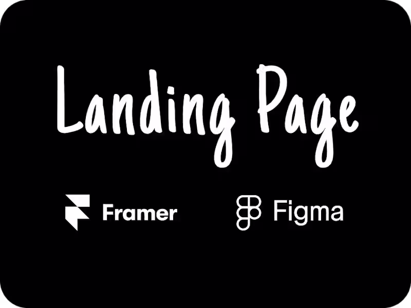 Cover image for Landing Page Design & Development