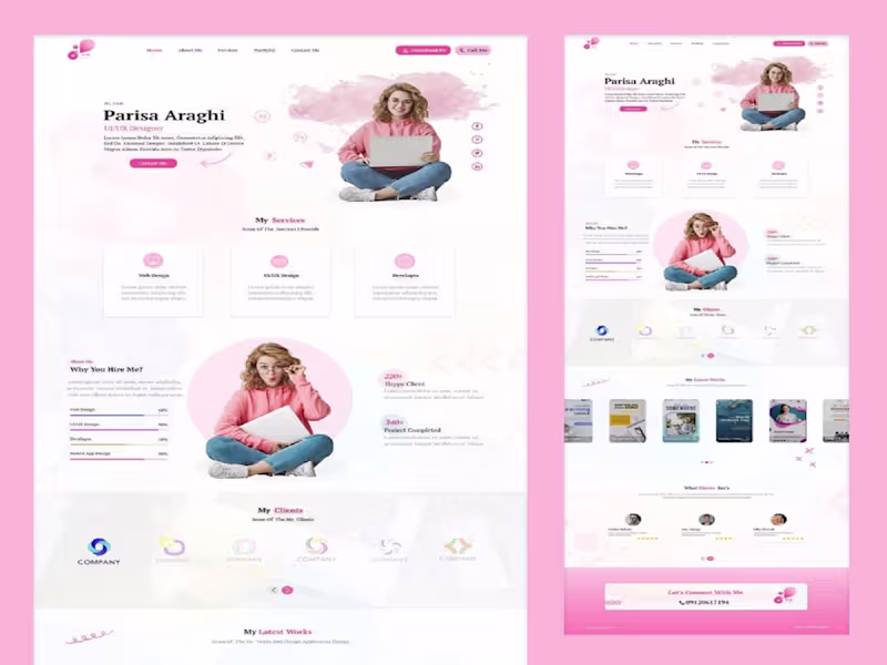 Cover image for Creative UI/UX Designer Personal Portfolio
